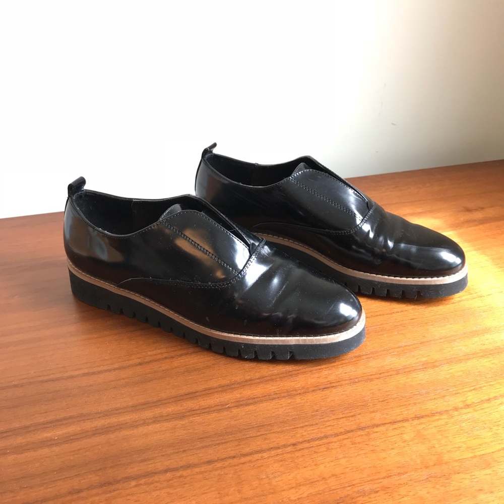 ZARA Stretch Platform Bluchers